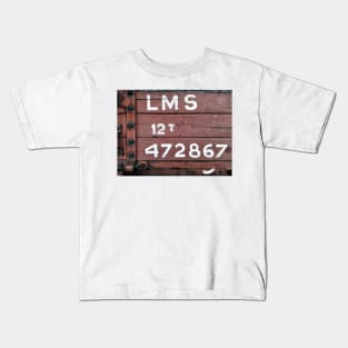 Old London, Midland and Scotland (LMS) railway 12t coal Wagon Kids T-Shirt